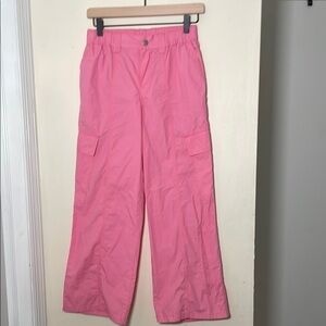 ASOS Petite Pink Cargo Jeans Size 4